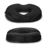 Donut Pillow Memory Foam Seat Cushion – Tailbone Pain Relief, Slow Rebound for Office Chair & Sofa, Four - Season Universal