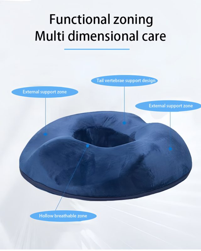 PU Foam Solid Color Donut Pillow detail 4