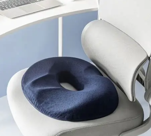 donut pillows on office chairs